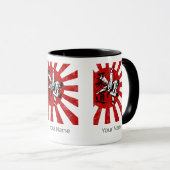 Judo Martial Arts Vintages Retro Design Tasse (VorderseiteRechts)