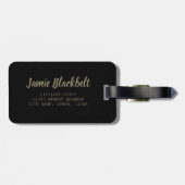 Judo Martial Arts with vintage japanischen Rising Gepäckanhänger (Rückseite horizontal)