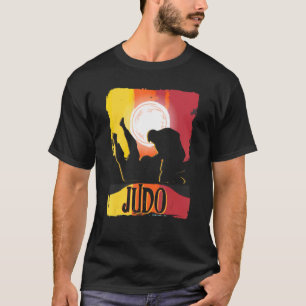 Judo Men Vintag Judoka 80er Retro Japanischer Kamp T-Shirt