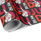 Judo-Muster - Kraftvoll und Dynamisch Geschenkpapier (Rolleneckpunkt)