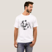 Judo-Pandas T-Shirt (Vorne ganz)
