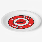 Judo Pappteller (Schrägansicht)