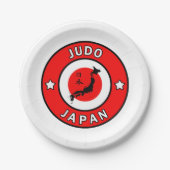 Judo Pappteller (Vorderseite)