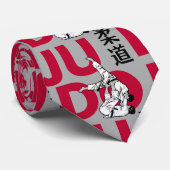 Judo Pattern - Bold and Dynamic Krawatte (Gerollt)