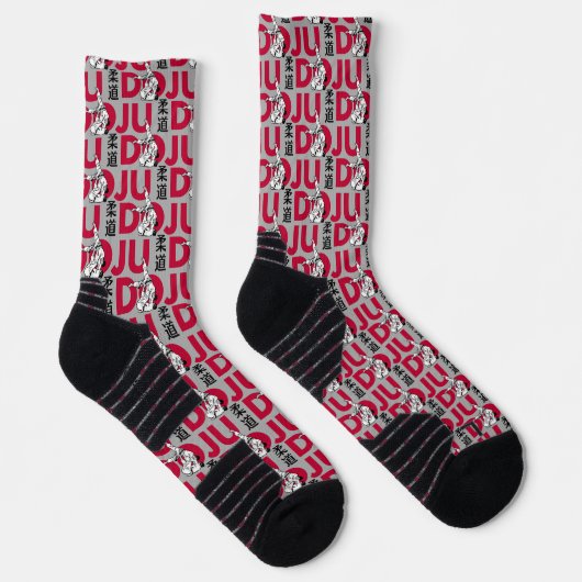Judo Pattern - Bold and Dynamic Socken (Rechts)