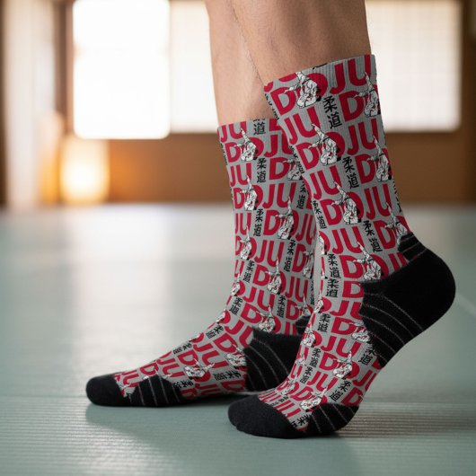 Judo Pattern - Bold and Dynamic Socken