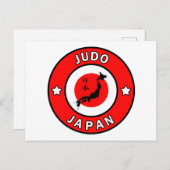 Judo Postkarte (Vorne/Hinten)