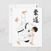 Judo Postkarte (Vorne/Hinten)