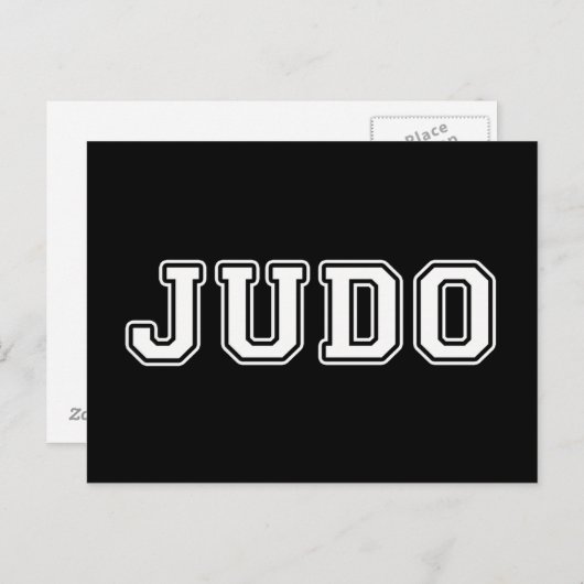 Judo Postkarte (Vorne/Hinten)