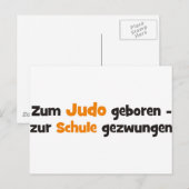 Judo Postkarte (Vorne/Hinten)