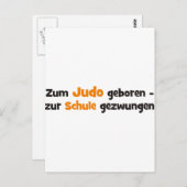Judo Postkarte (Vorne/Hinten)