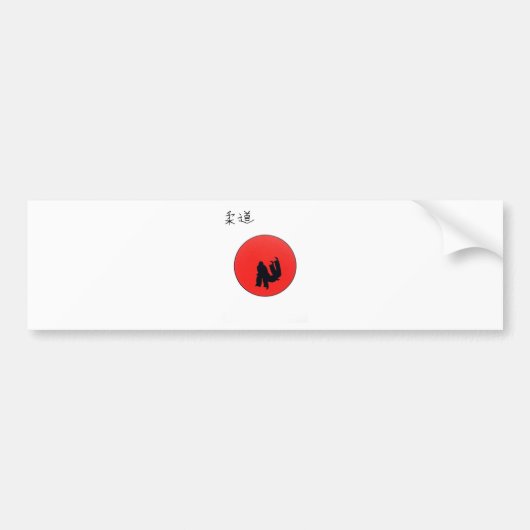 Judo Print Autoaufkleber (Vorne)