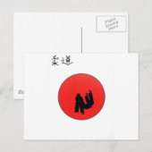 Judo Print Postcard Postkarte (Vorne/Hinten)