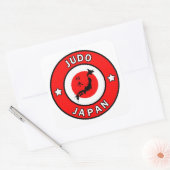 Judo Quadratischer Aufkleber (Umschlag)