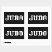 Judo Rechteckiger Aufkleber (Blatt)