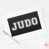 Judo Rechteckiger Aufkleber (Umschlag)