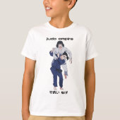 Judo-Reich-Mädchen Seoi Nage T-Shirt (Vorderseite)