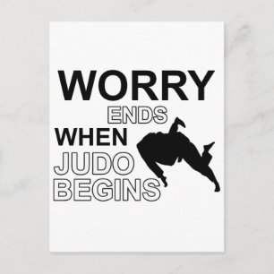 Judo T Shirt Design Postkarte