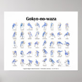 Judo throws poster (Vorne)