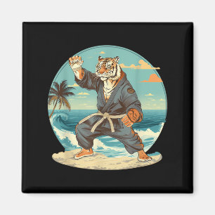 Judo Tiger Beach Kickboxen Judo Taekwondo Martial Magnet