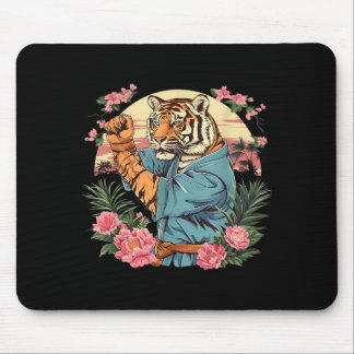 Judo-Tiger-Floral-Natur-Kickboxen-Taekwondo Mousepad