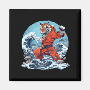 Judo Tiger Wave Ozean Taekwondo Kampfsport Judo Magnet