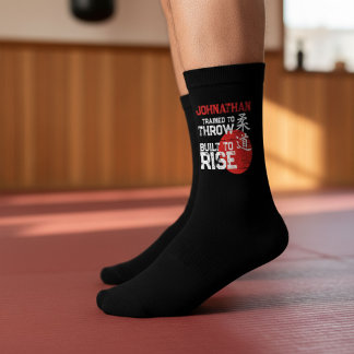 Judo - Trained to Throw - Built to Rise Socken