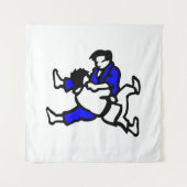 Judo Wandteppich (Vorderseite (Horizontal))