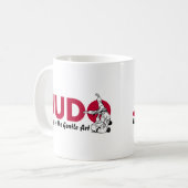 Judo - Way of the Gentle Art | Martial Arts Design Kaffeetasse (Vorderseite Links)