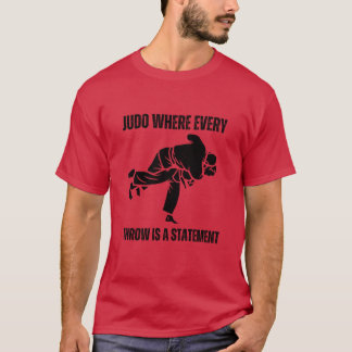 Judo, wo jeder Wurf ein Statement ist, Junge T-Shirt