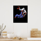 Judo Wrestling Demons Oni Poster (Küche)