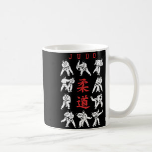 Judo Wurf Sweep MMA Mixed Martial Arts Kanji Gi Kaffeetasse