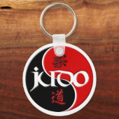 Judo Yin Yang Key Chain Schlüsselanhänger (Vorderseite)