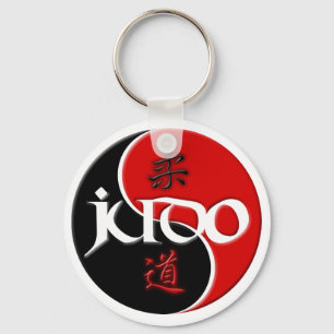 Judo Yin Yang Schlüsselkette Schlüsselanhänger