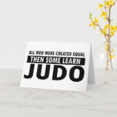 Judoentwürfe Karte (Gelbe Blume)