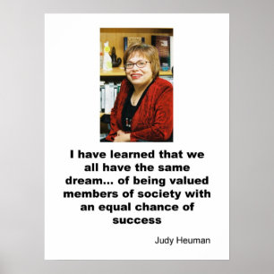 Judy Heuman Poster