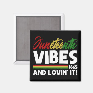Jüdzehnte Vibes - Freiheitstag 1865 Schwarze Gesch Magnet