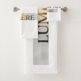 JUEGO DE TOALLAS   BADHANDTUCH SET