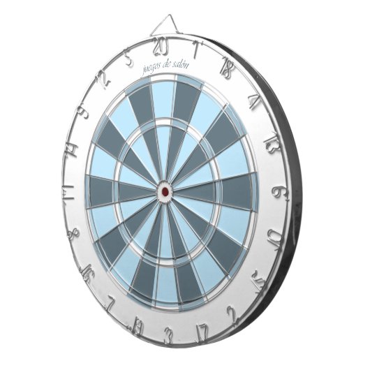 Juegos de Cuartos DARDOS azul Dartscheibe (Vorderseite rechts)
