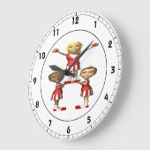 Juering Pyramid Große Wanduhr (Winkel)