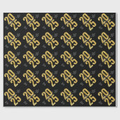 Juers to 2025 Gold Typografy Modern New Year Geschenkpapier (Flach)