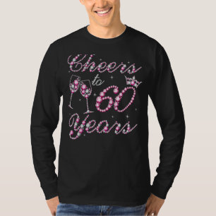 Juers to 60 Years 1962 60 th Birthday Queen Pink D T-Shirt