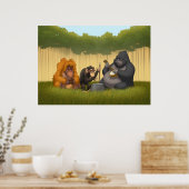 Jug Band des Apes Poster (Küche)
