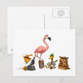 Jug Band O' Birds Postkarte (Vorne/Hinten)