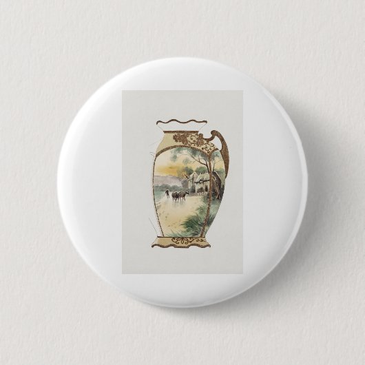 Jug-Gemälde von Noritake Factory Button (Vorderseite)