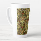 Jug mit Art Nouveau Tapetenmuster Latte  Milchtasse (Linke Ecke)