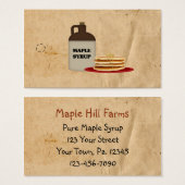 Jug und Pancakes Ahornsirup (Vorne & Hinten)