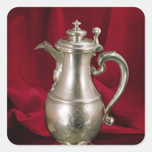 Jug, von Simon Pantin, 1711 Quadratischer Aufkleber
