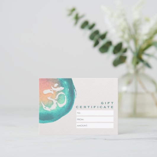 JUGA Studio-Geschenkgutschein für das Symbol Wasse Rabattkarte (Stehend Vorderseite)