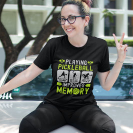 Jugar Pickleball Ejercita La Memoria  T-Shirt